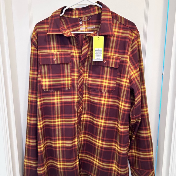 All In Motion Snap Closure Long Sleeve Flannel - Picture 1 of 3